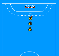 Gráfico de ejercicio Tira el cono